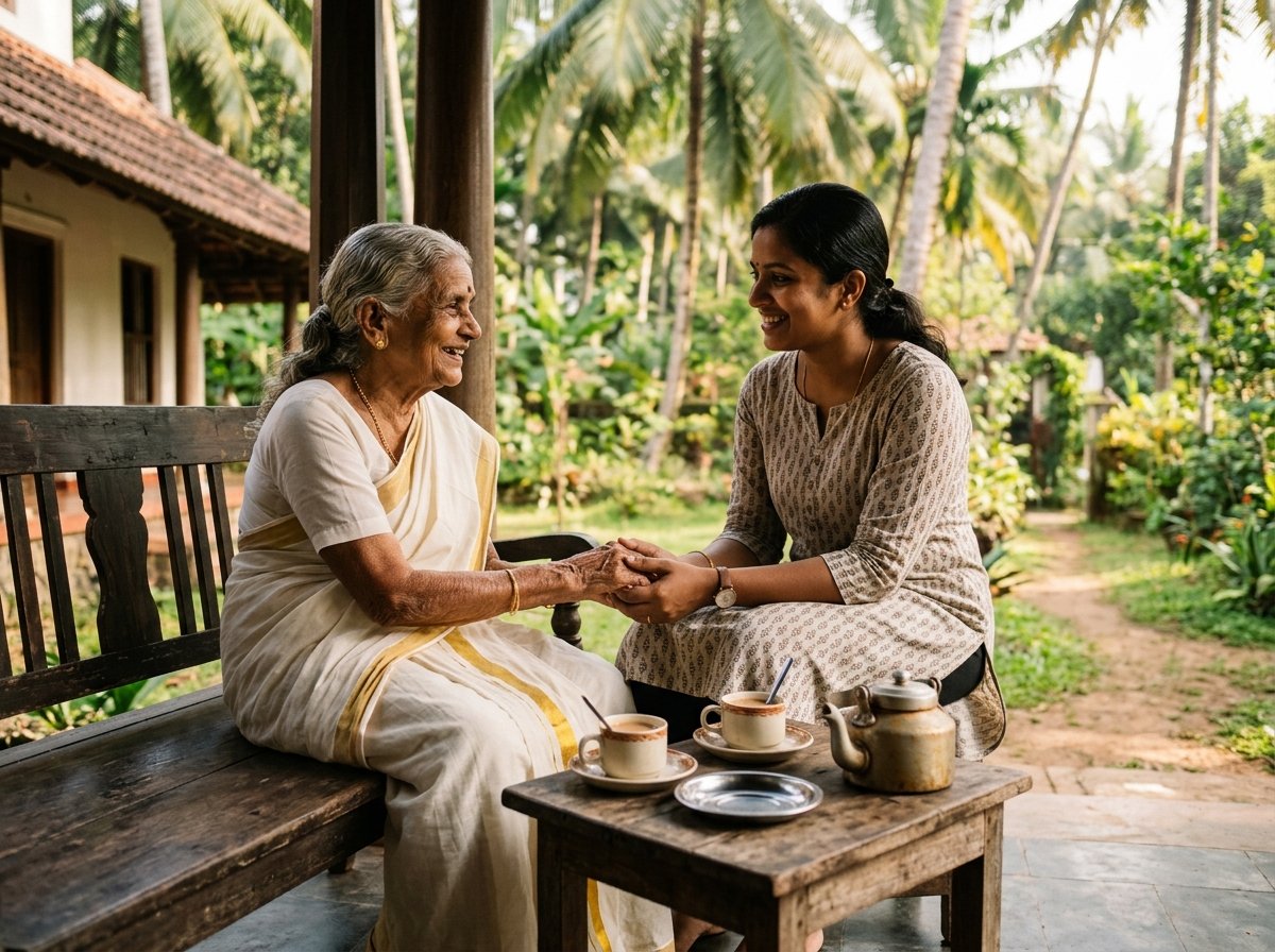 Warm companionship and family caregiver relief